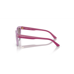 Óculos De Sol Para Crianças Vogue Eyewear Feminino 0vj2021 Transparent Pink Violet Gradie